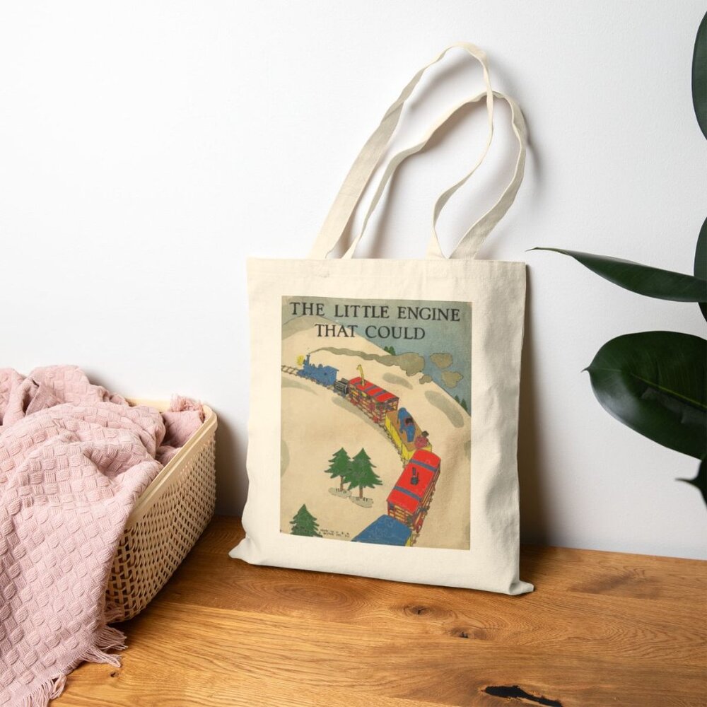 The Little Engine That Could Cotton Canvas Tote Bag, NWOT - Picture 2 of 3